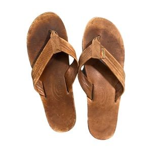 Rainbow leather sandals. Women’s Size 8